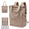 Convertible Laptop Backpack for Women Casual Daypack Notebook Tote Bag