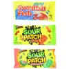 Swedish Fish, Sour Patch Kids and Watermelon Sour Patch Kids,
