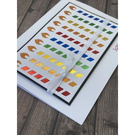 Stampin' Up! Birthday Candle Card Kit - Foil, Glitter, Rainbow Of Colors, Happy Birthday