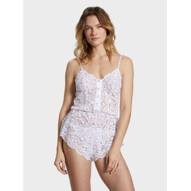 Cosabella Women's Magnolia Teddy, White, Large