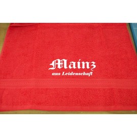 ShirtShop-Saar Mainz with Passion City Bath Towel, 70x140 cm
