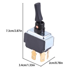 Saitedudu Engine Brake Switch Compatible with Kenworth Paccar Jake Replaces 8956K790 D66053216 K301270 Electric Toggle Valve Paddle Switch