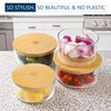 DE Glass Food Storage Containers with Bamboo Lids – 4