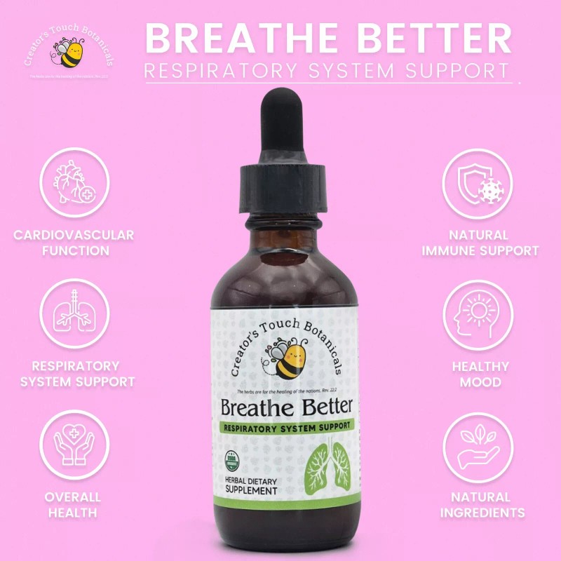 Creator's Touch Supplements Breathe Better Extract– 2 oz | Natural