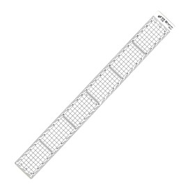 Niigata Seiki SK AGS-30KD Acrylic Square Ruler, 11.8 inches (30 cm), Made in Japan