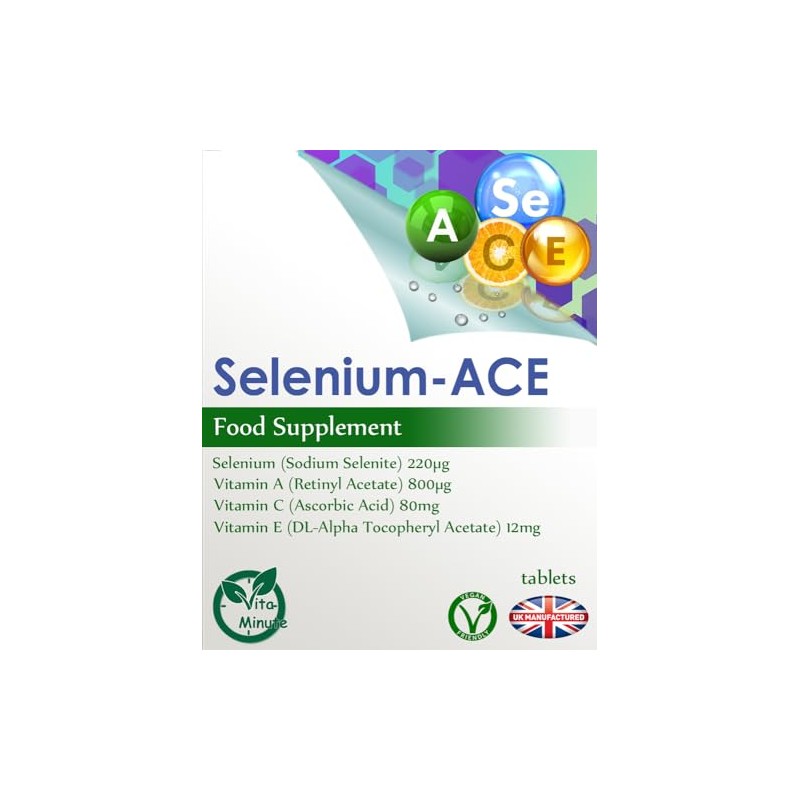 Selenium 220mcg and Vitamins A, C & E Tablets, Immune