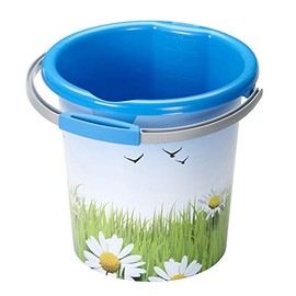 Sunware Decor Flowers Waterline Eimer, blau, 12 Liter