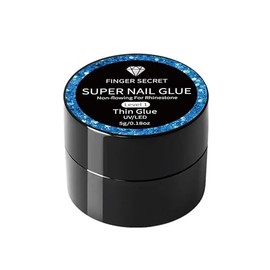 Finger Secret Nail Rhinestone Glue - Durable Nail Gem Adhesive, for Securing Nail Gems, Rhinestones & 3D Nail Charms, Long-Lasting Rhinestone Glue for Nails