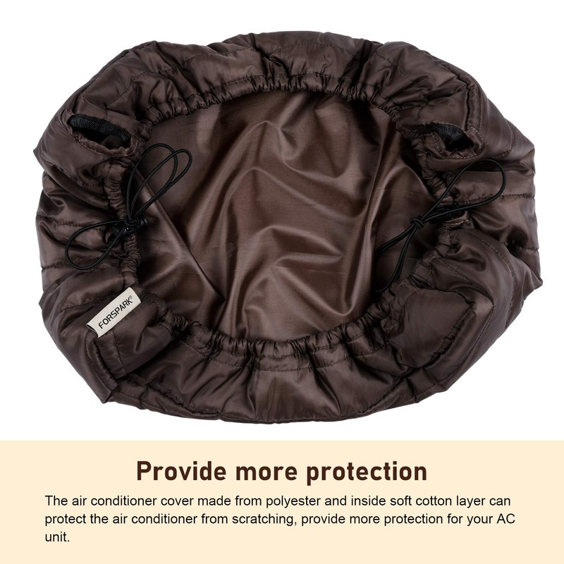 FORSPARK Indoor Air Conditioner Cover, AC Covers for Inside with