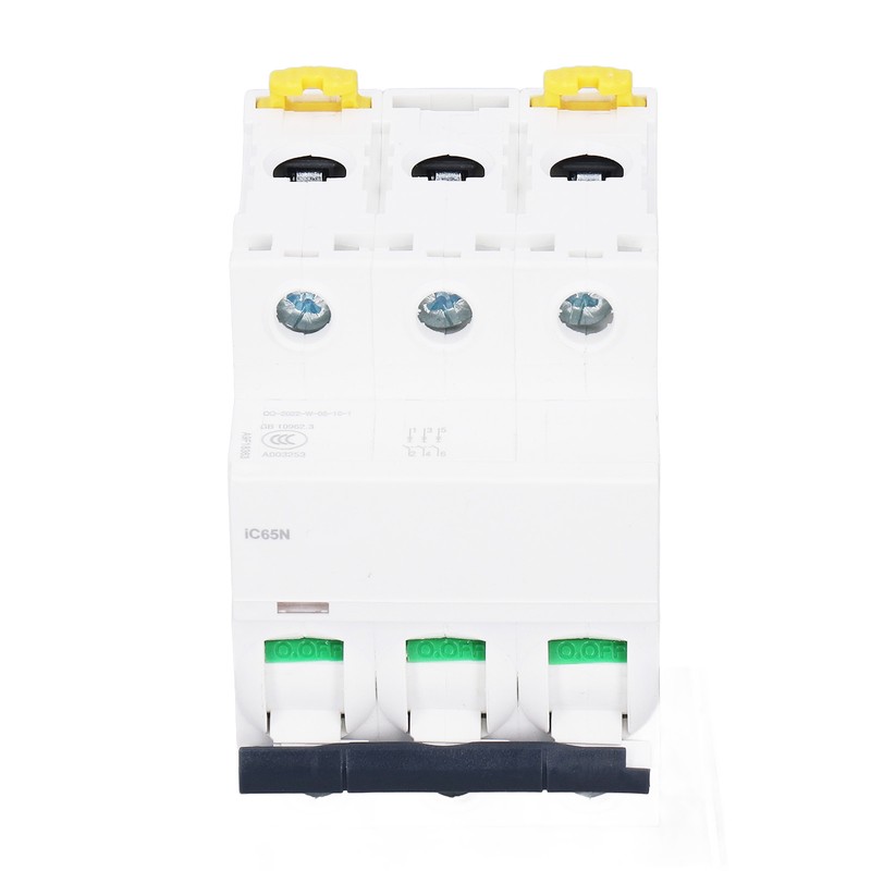 3P Miniature Circuit Breaker Easy Disassembly Assembly Din Rail Mount