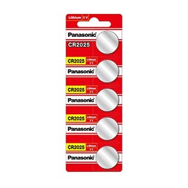 Panasonic Pila Tipo Moneda Modelo Cr-2025pm/5b, Rojo