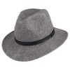 Tilley TWF1 Montana Wool Fedora Hat (Grey Mix, 7 5/8)