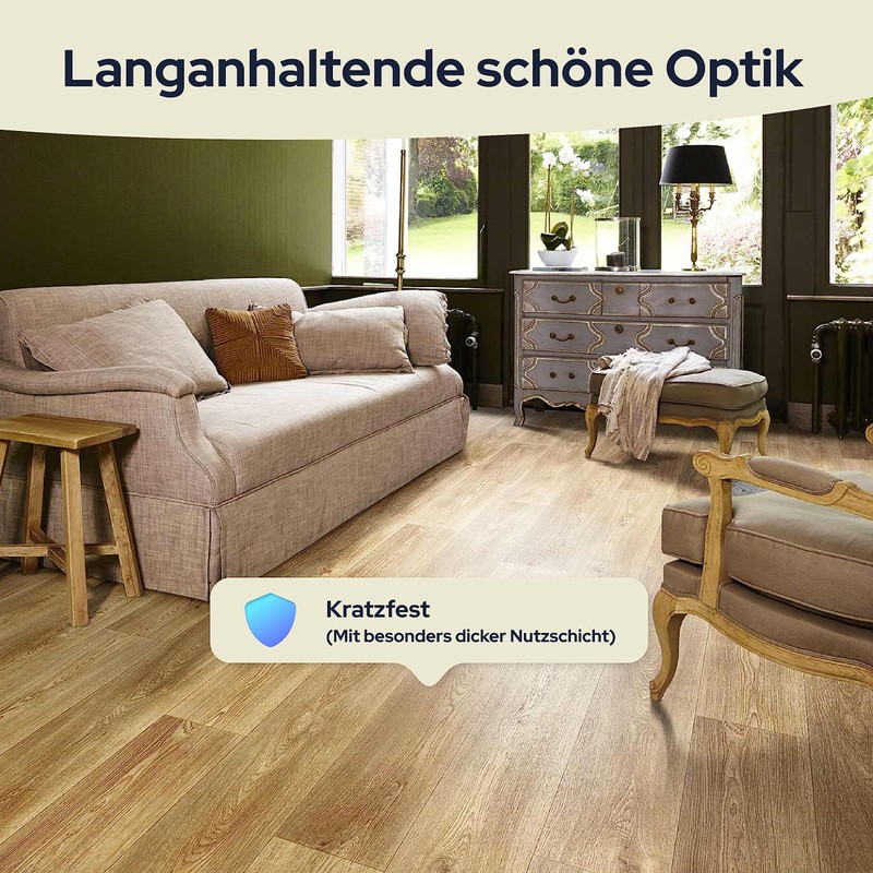 Primaflor PVC Floor Oakland | Versailles Oak Natural | Pattern