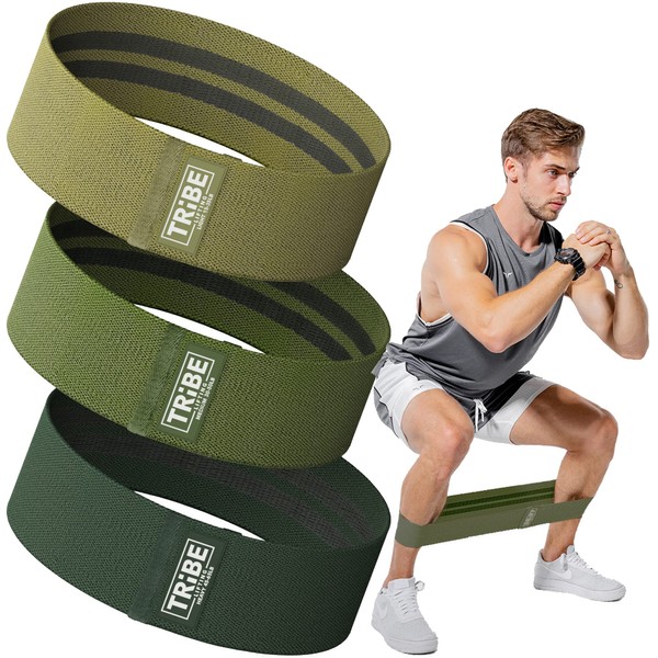 Tribe Lifting Fabric Resistance Bands for Working Out - Booty