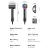 High-Speed Hair Dryer, 160,000 RPM Brushless Motor for Ultra-Fast Drying,500M