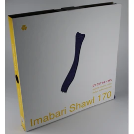 Miyazaki Towel Imabari Shawl 170 No.1 Setouchi Blue, 70.9 x 27.6 inches (180 x 70 cm)