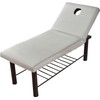 Yunzhou Massage Table Sheets, Massage Bed Cover with Face Hole,