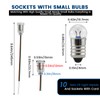 ZDRU 10 Pcs E10 3.8V 0.3A Mini Light Bulbs and