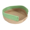 Round Cat Bed Cotton Rope Woven Basket Multipurpose Sleeping Scratching