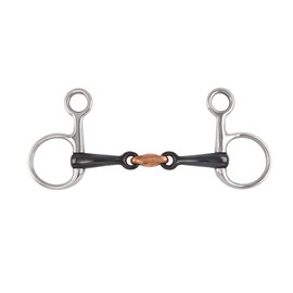 Shires Equestrian - Hanging Cheek Sweet Iron Snaffle - S/steel - Size: 5