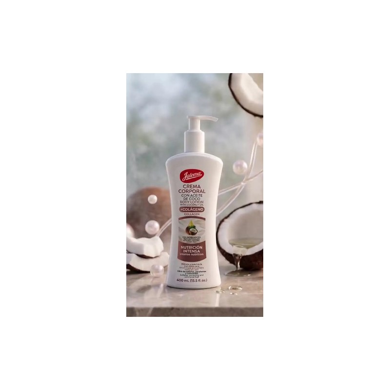 Crema Corporal Con Aceite De Coco Y Colágeno 400 Ml