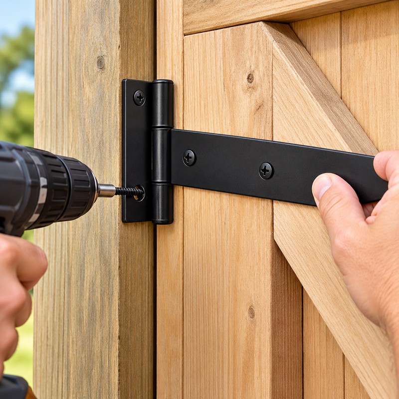 Heavy Duty Shed & Barn Door Hinges – Sturdy Iron