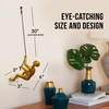 Climbing Man Wall Art 676685026835 Gold