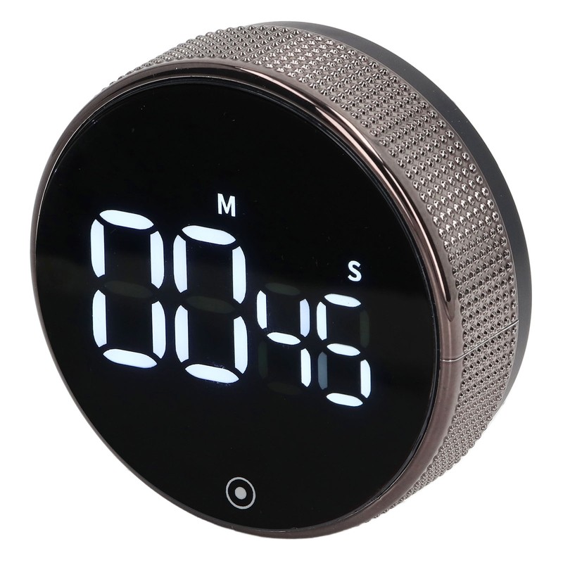 Kitchen Timer Rotating Silent Magnetic Suction Kids Study Timer LED