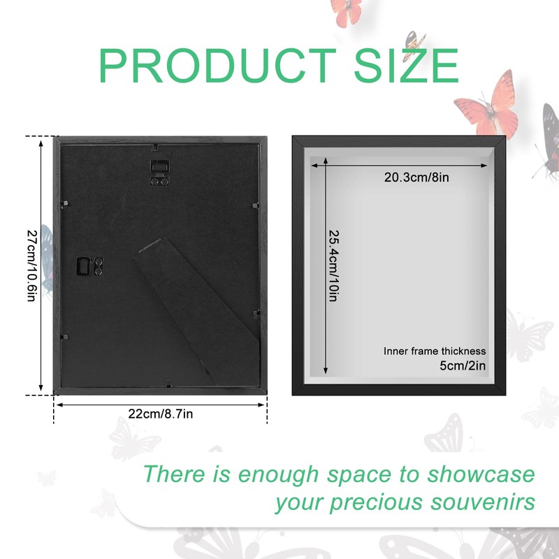 Shadow Box Picture Frame Wall Mounted Shadow Box Display Cases