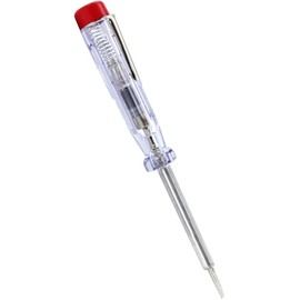 com-four® 3 x VDE Current and Voltage Tester, Multitool with Screwdriver and Phase Tester, Screwdriver Electrical Accessories (003 Pieces - Voltage Tester)