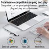 Gomia Adaptador Multipuerto Hub Delgado De 7 Puertos Usb 3.0