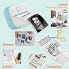 Memoking Sticker Printer - Mini Thermal Sticker Printer, T02 Inkless