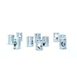 H-BOLT Barrel Nuts - M6 & M8 Available, 10mm - 25mm (10, Blue Zinc, M6 13mm)