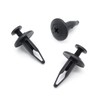 VVO Fasteners- Black Plastic Front Grille/Slam Panel Clips for Land