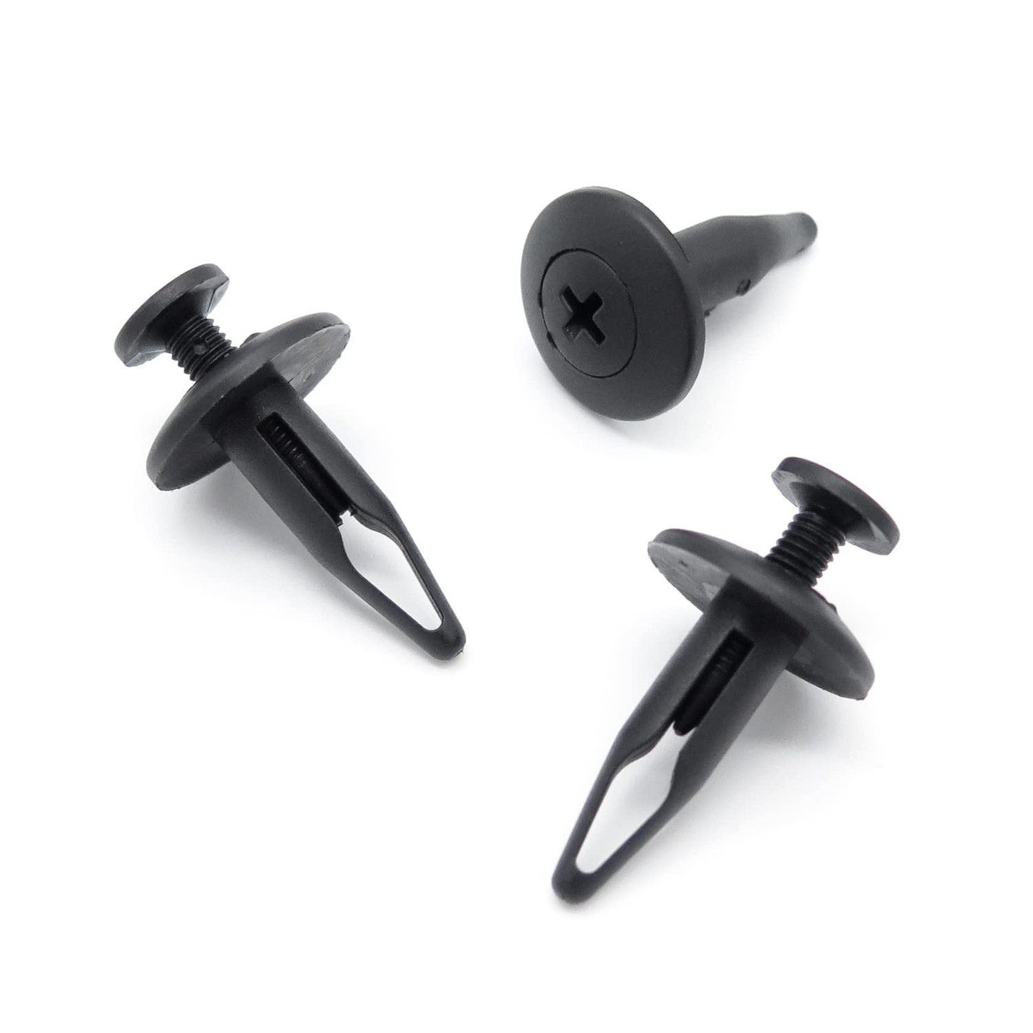 VVO Fasteners- Black Plastic Front Grille/Slam Panel Clips for Land ...
