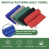 PATIKIL 24"x16" Microfiber Golf Towel, 3 Pack Tri-Fold Golf Towels