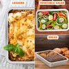 Onlyfire Non-Stick Deep Roasting Tin, Stainless Steel Roasting Tray for