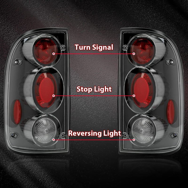 Kojem Tail lights Pair Compatible with 2001 2002 2003 2004