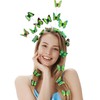 Zeyune Butterfly Headbands Fascinators Hat with 8 Hairpins Women Monarch