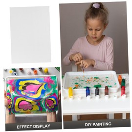 SHINEOFI 50 Sheets Water Marbling Paper DIY Painting Paper for Vibrant Colors Images for Water Painting Art Projects and Classroom Activities