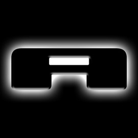 ORACLE Lighting LED Letter A – Universal Illuminated Letter Badges, Matte Black Surface Finish, 1 Light, Part # 3141-A-001