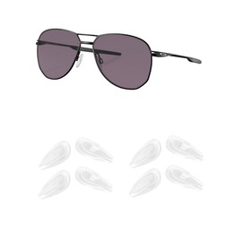 Kygear 4 Pairs Clear Silicone Replacement Nose Piece Compatible with Oakley Contrail/Socket 5.0/Socket 5.5 Sunglasses, Anti-Slip Silicone Rubber Nose Cushions Nose Guard Nose Pads