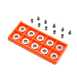 TANOMATE Ci3 12mm(1/2 inch) Round Replacement Carbide Cutter Inserts for Hollower Wood Turning Lathe Finisher Tools, 10 pcs