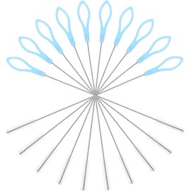 20 Piezas de Cepillos para Limpiar Pajillas de Abs y Acero Inoxidable, Reutilizables y Versátiles, Ideales para Limpieza de Tubos y Botellas Largas