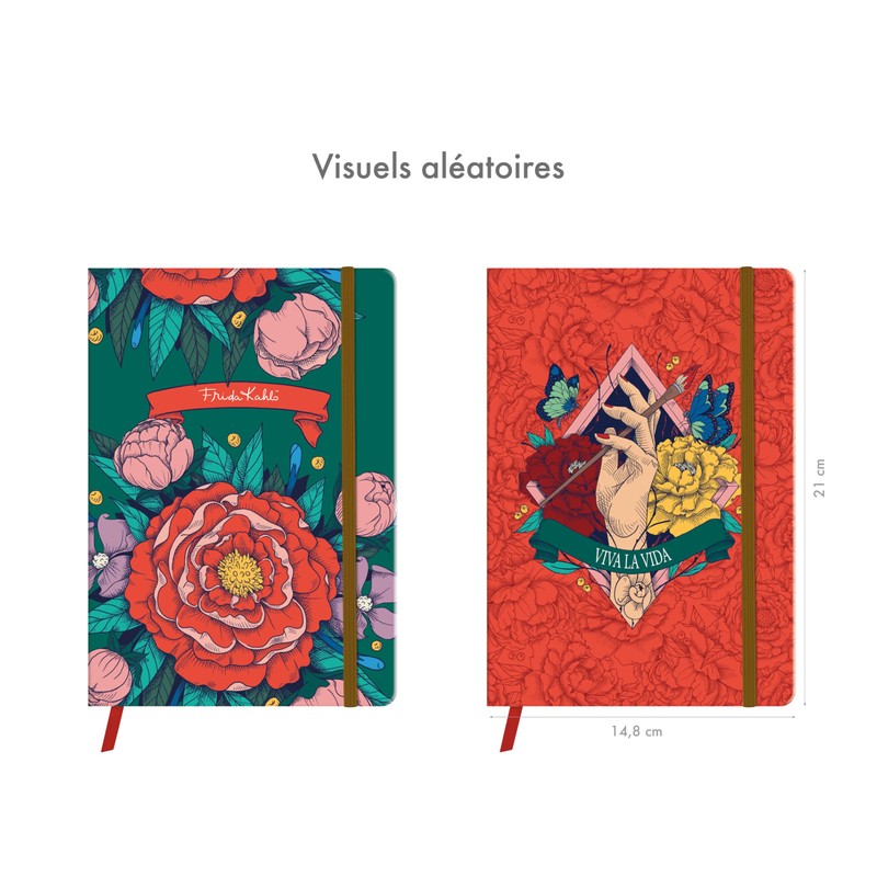 Clairefontaine 116220C Frida Kahlo, DaytoDay Diary 19 x 25 cm,