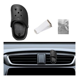 Sylvil Cute Shoe Shape Aromatherapy Vent, Creative Diffuser Perfume Clip Conditioning, Car Fresheners with Shoe Conditioner Clip, Universal Car Accessories for Interior Decoration (Black)