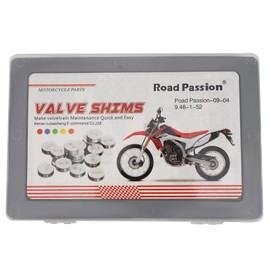 Road Passion 9.48 mm Valve Shim Kit 1.2 mm-4 mm Adjustable Shim 52 Pieces for Suzuki GSX1300BK B-King/GSX650F 2008 / GSX1300R Hayabusa 1999-2011 / GSX600F Katana 1988-1997