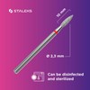 Staleks Pro - Diamond Bit - Flame (Red Ring) I
