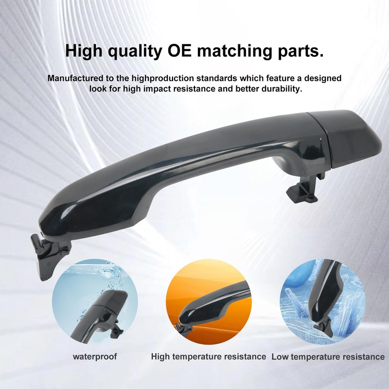 KASturrboo Exterior Door Handle Set Compatible with 4Runner GX460 2010-2020,