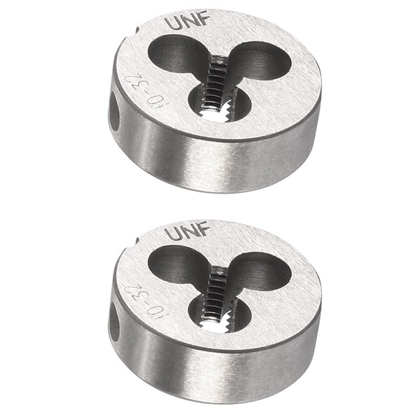 TA-VIGOR 2pcs 10-32 UNF Metric Adjustable Threading Die, Alloy Tool